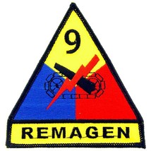 U.S. Army 9th Armored Division Patch Red &amp; Yellow 3&quot; - £9.36 GBP
