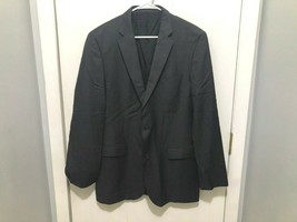 Boss Hugo Boss The Jam Charcoal Gray Wool 2 Button Blazer Jacket Men&#39;s SZ 44L - £23.36 GBP