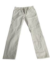Sid Mashburn 5 Pocket White Corduroy Button Fly Pants Mens 36x32 Fits 34... - $690.60 MXN