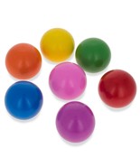 Set of 7 Colorful Wooden Balls 1.5 Inches Diameter - £31.07 GBP