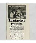 Vintage 1922 Remington Typewriter Company Portable Print Ad New York 3&quot; ... - $9.07 CAD