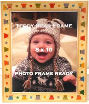 Baby Childrens Infant Teddy Bear 8x10 Table Top Photo Frame - £30.52 GBP