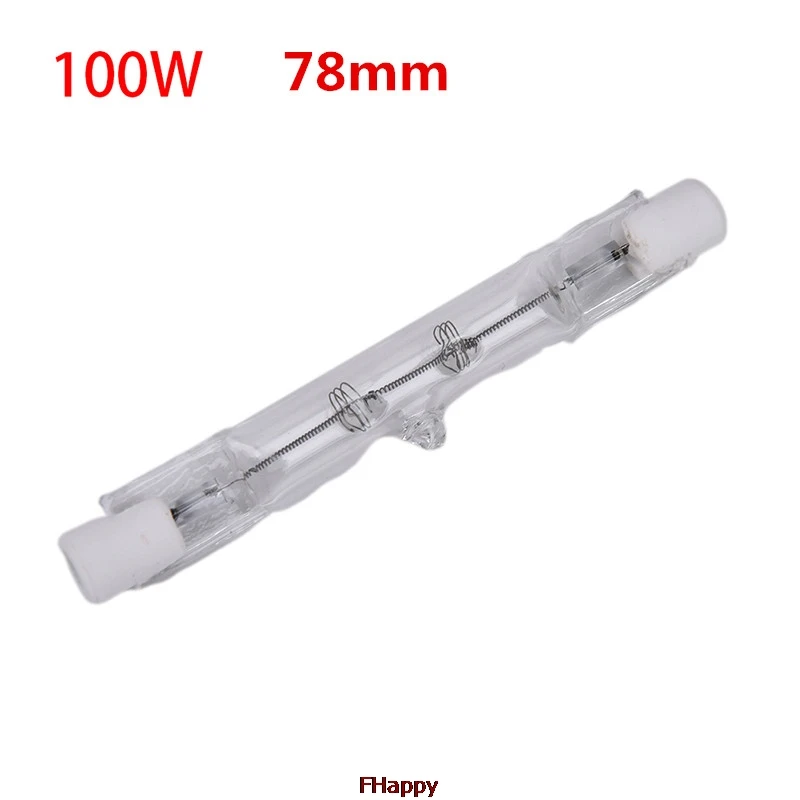 House Home 100W 150W 300W  Halogen Lamp 118mm 78mm Double Ended Linear R7s Halog - £19.98 GBP