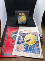 Vintage 1981 Pac Man Atari Game Cartridge with Manual and Atari Catalog Untested - £11.57 GBP