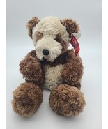 Vintage Russ Berrie Panda Bear Kimiko Scruffy Plush Brown Cream 16&quot; Stuf... - $21.50 CAD
