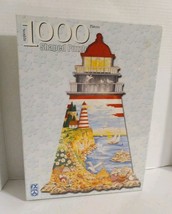 Guiding Light Lighthouse Puzzle Jigsaw 1000 Piece FX Schmid Sealed Sea S... - $13.85