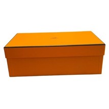 Hermes Paris Empty Authentic Shoe Box 11”x6.5”x4 Fits Sandals Shoes Gift Storage - £36.84 GBP