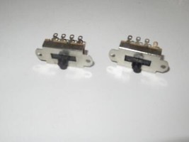 SWITCHES -  TWO DOUBLE THROW(D) - 6 CONTACTS IN THE BACK- NEW- M61 - £2.78 GBP