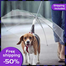 Pet Umbrella Leash: The Ultimate Rain Protection for Your Furry Companion - £34.46 GBP