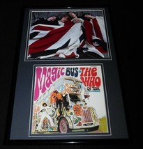 The Who 12x18 Framed Group Photo &amp; Magic Bus Photo Set - £54.48 GBP