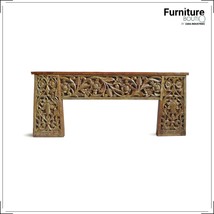 Furniture BoutiQ Hand-carved Leaf Facade Console Table - £2,300.54 GBP