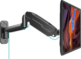 Single Monitor Wall Mount for 13 to 32 Inch Computer Screens, Gas Spr - $98.00