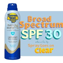 Banana Boat HAIR &amp; SCALP Defense Sunscreen SPF 30 Lightweight Non-Greasy... - $30.42
