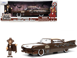 1959 Cadillac Coupe DeVille Brown and White with Graphics and Count Chocula Diec - $55.77