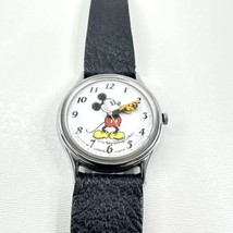 Vintage Lorus Disney Mickey Mouse Watch Women Silver Tone V515-6080, NEW... - $10.39