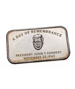 1973 John F. Kennedy A Day of Remembrance By Colonial Mint 1 oz. Silver ... - $3,091.08 MXN