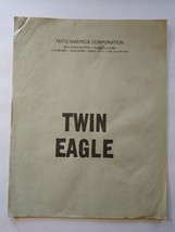 Twin Eagle Arcade Game MANUAL 1988 Video Game Repair Instructions - £19.75 GBP