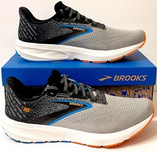 Brooks Launch 10 Men’s Sz 10 Running Shoes Black/Grey/Orange Clown - Wor... - £62.54 GBP