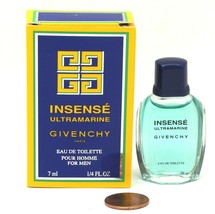 INSENSE Ultramarine by Givenchy EDT Splash Mini 7 ml~1/4 oz New in Box - $12.86