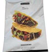 Epicure Taco Seasoning 1.0 Oz 28g Gluten-Free All-Natural Non-GMO Mix Fo... - $3.84
