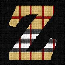 Pepita Needlepoint kit: Letter Z Camel Tartan, 7&quot; x 7&quot; - £39.54 GBP+