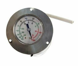 flange MOUNT THERMOMETER 3&quot; flange 2&quot;face surface mounted -40° to 60°F - £21.97 GBP