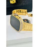 24k Gold Plated Apple Watch ULTRA 2 49mm Zircon Diamonds Engraved 24k Go... - £3,734.44 GBP