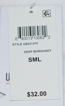 Univibe UB221470 Small Deep Burgundy Color Long Sleeve Thermal Shirt image 5