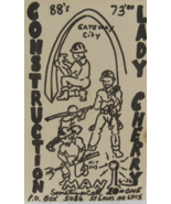 CBC QSL Ham Radio Card Postcard Lady Cherry Construction Man 10-One St L... - $93.89 MXN