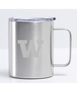 University of Washington Huskies NCAA Laser Logo Stainless Steel Mug - $27.34 CAD