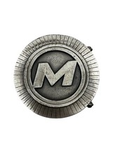 Mack Truck Logo Circle M Pewter Belt Buckle - £8.26 GBP