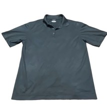 Nike Golf Polo Shirt Men&#39;s Small Gray Short Sleeve Dri Fit Button Up Oasis  - $23.34
