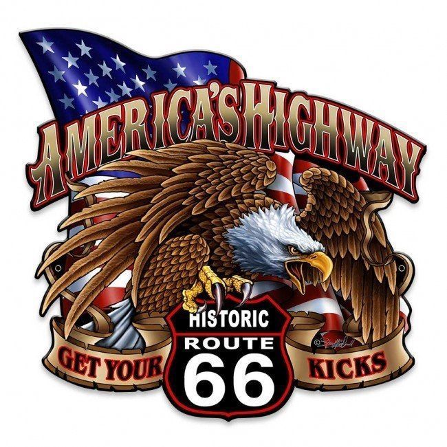 America's Highway Route 66 Eagle - $29.95