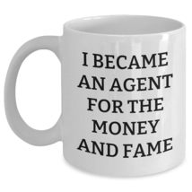 Agent Gifts for Christmas - White Coffee Mug with Funny Quote - I Became... - £13.26 GBP+