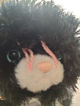 Ty Beanie Babies Cabaret The Fluffy Black And White Kitty Cat - $22.99