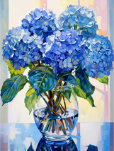Hydrangea Flowers Diamond Art Painting Kits for Adults-DP14 - $289.02 MXN+