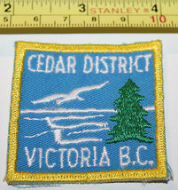 Girl Guides Cedar District Victoria BC Canada Badge Label Patch - £8.95 GBP