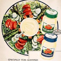 1953 A&amp;P Ann Page Salad Dressing Mayonnaise Advertisement Condiments DWLL5 - $19.99