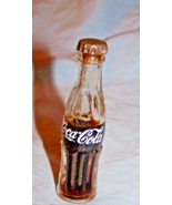 Vintage Miniature 3-inch Coca Cola Bottle w/Some Liquid-Lot 3 - £7.18 GBP