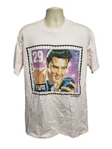 1992 USA Elvis Presley Stamp Adult Pink XL TShirt - £23.22 GBP