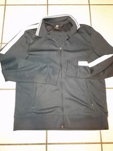 VTG Starter Mens L Full Zip Jacket Black with white lining in great condition - £11.86 GBP