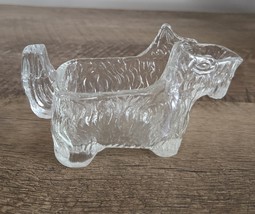 Vintage 1930&#39;s LE Smith Scottish Terrier Clear Glass Creamer Pitcher/Other - $274.36 MXN
