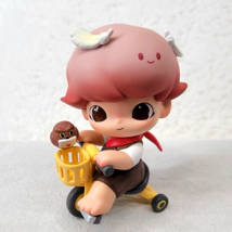 Pop Mart x Dimoo Love Letter Courier Mini Figure Pets Vacation Series Owl Trike - £10.99 GBP