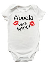 Grandma Was Here Shirt, Mothers Day Shirt and Romper for Girls, Abuela, ... - $9.99