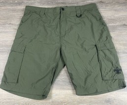 Boy Scouts of America Cargo Shorts Mens Size XL Green Centennial Uniform Nylon - £16.83 GBP
