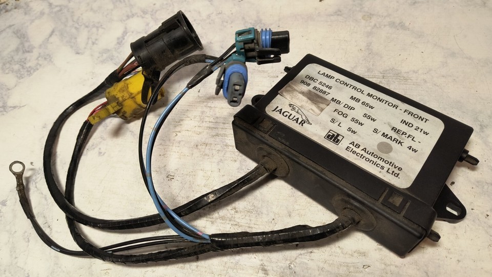 Jaguar XJ6 1990 1991 1992 Front Bulb Fail Module DBC5246 Lamp Control Mo... - $68.31