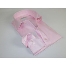 Men 100% Italian Cotton Shirt Non Iron SORRENTO Turkey Spread Collar 4470 Pink image 7