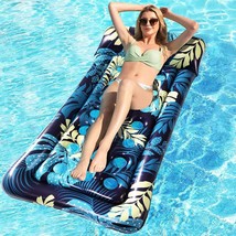 Pool Floats Raft for Adult - Oversized Pool Float Lounge,71.65&quot;X34.3&quot;(Dark Blue) - £18.55 GBP