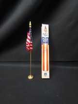 1940s 1950s NEW OLD STOCK American Desk Flag 48 Stars USA Dettras Products - $18.49