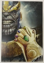Rob Prior Limited Edition Thanos Poster Print With Zombie Original Art S... - $45.53